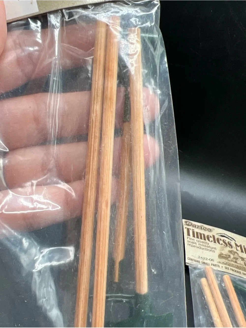 Darice Timeless Minis 2422-06 Dollhouse Miniature Wooden Handle Garden Hand Tool - Picture 5 of 7